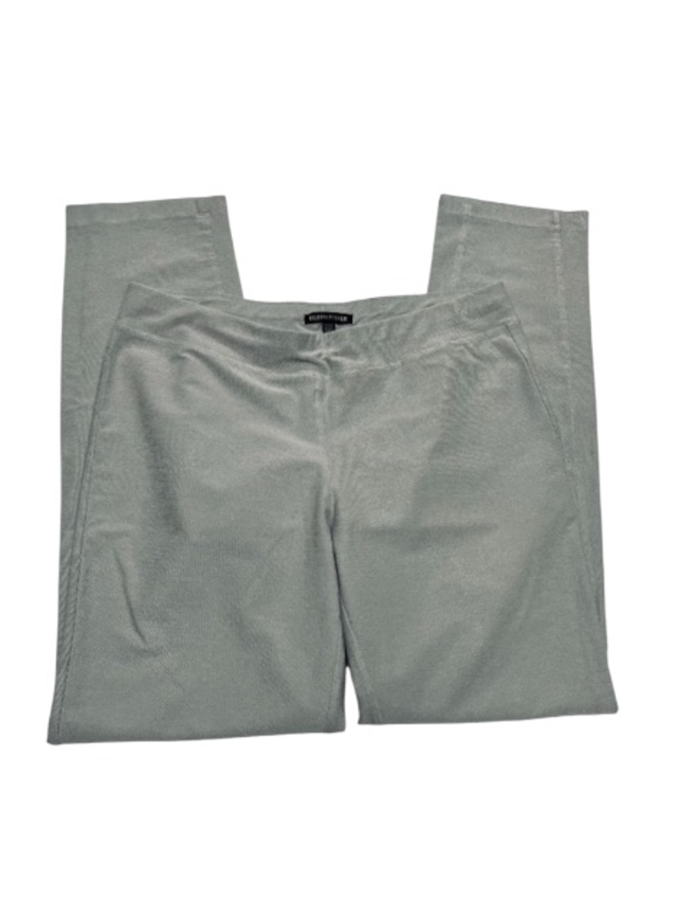 Eileen Fisher Women’s Light Gray Viscose Blend Pull-on Trousers, Size Small